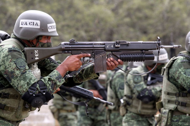 A member of the Mexican Army