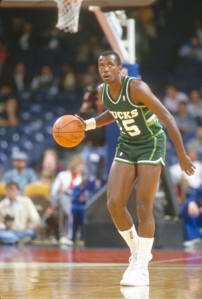 1986 Craig Hodges Game Worn Milwaukee Bucks Jersey. Basketball, Lot  #82797