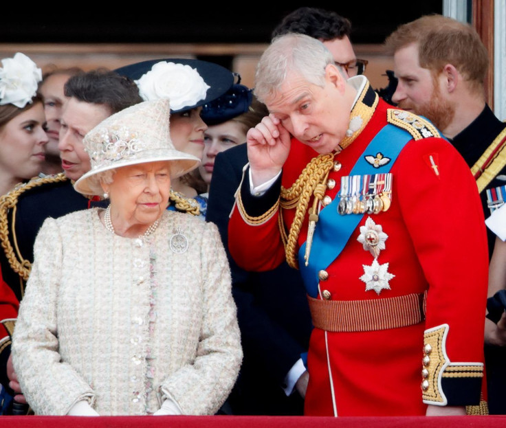 Queen Elizabeth II and Prince Andrew