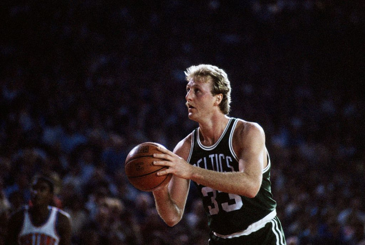 Larry Bird of the Boston Celtics