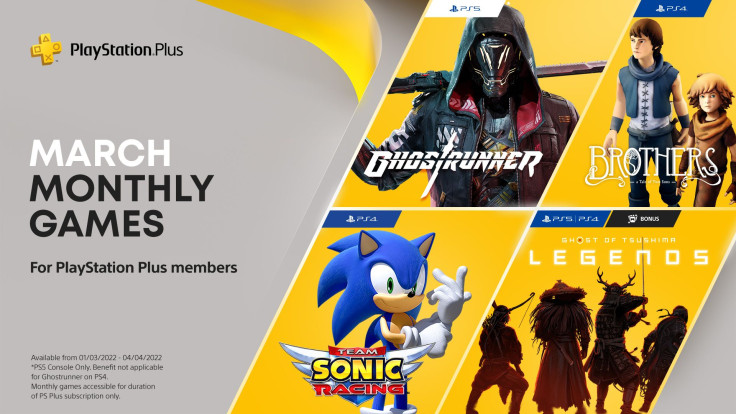 PS Plus Free Games For Asia in March 2022