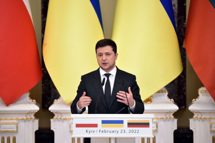 Ukrainian President Volodymyr Zelensky