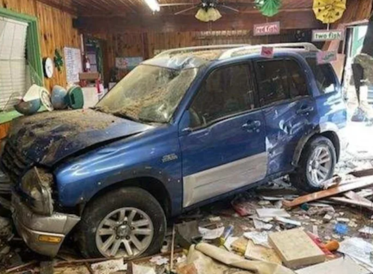 SUV crash into preschool