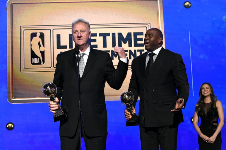  Larry Bird and Magic Johnson 