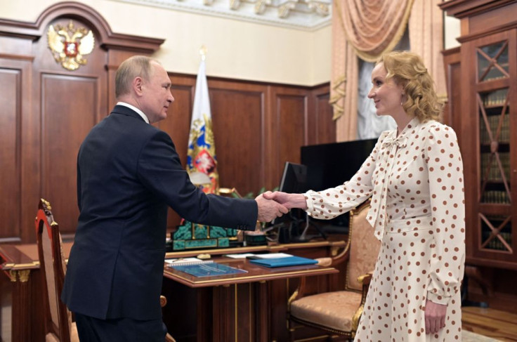 Russian President Vladimir Putin meets with Commissioner for Children's Rights Maria Lvova-Belova