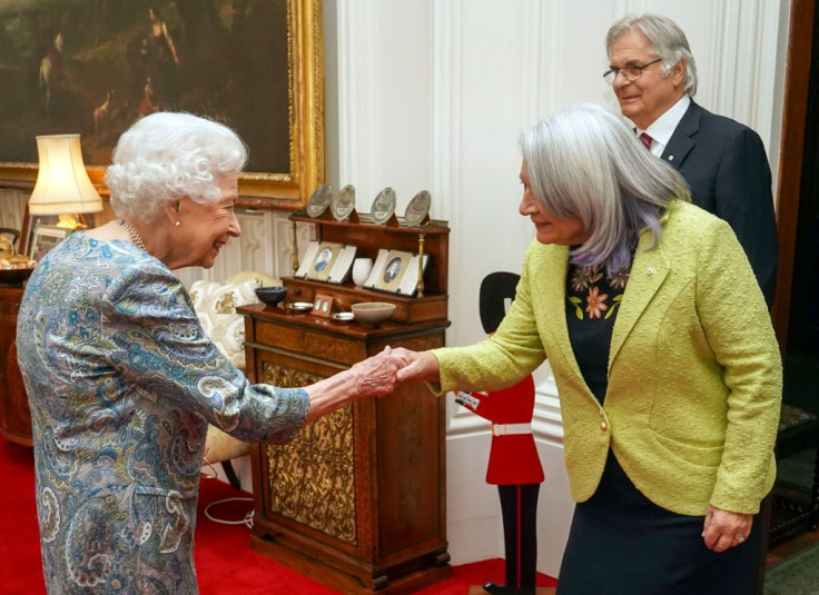 Queen Elizabeth II new Governor General of Canada, Mary Simon and her husband Mr Whit Fraser