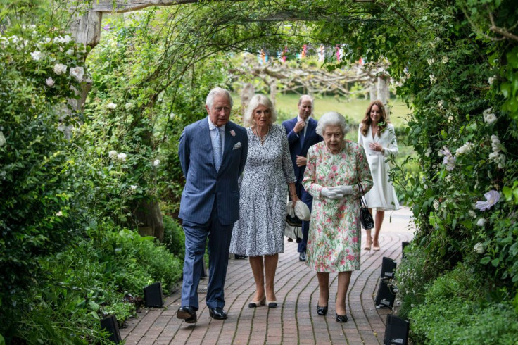 Queen Elizabeth II, Prince Charles, Camilla, Prince William and Kate Middleton