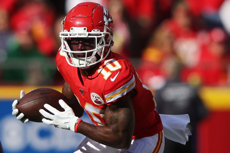 Wide receiver Tyreek Hill #10 of the Kansas City Chiefs