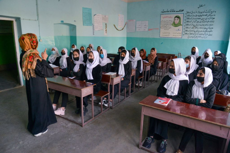 The Taliban ordered girls' secondary schools in Afghanistan to shut