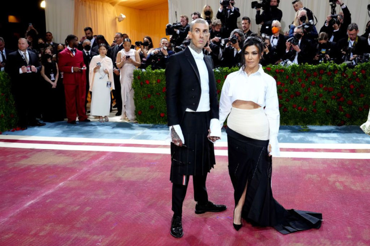 Travis Barker and Kourtney Kardashian