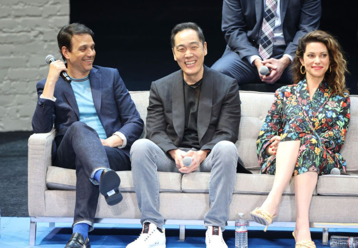  (L-R) Ralph Macchio, Yuji Okumoto, and Courtney Henggeler