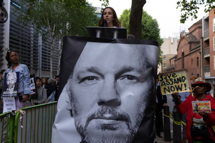 Stella Assange, wife of WikiLeaks founder Julian Assange