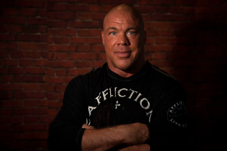 US wrestler and actor Kurt Angle