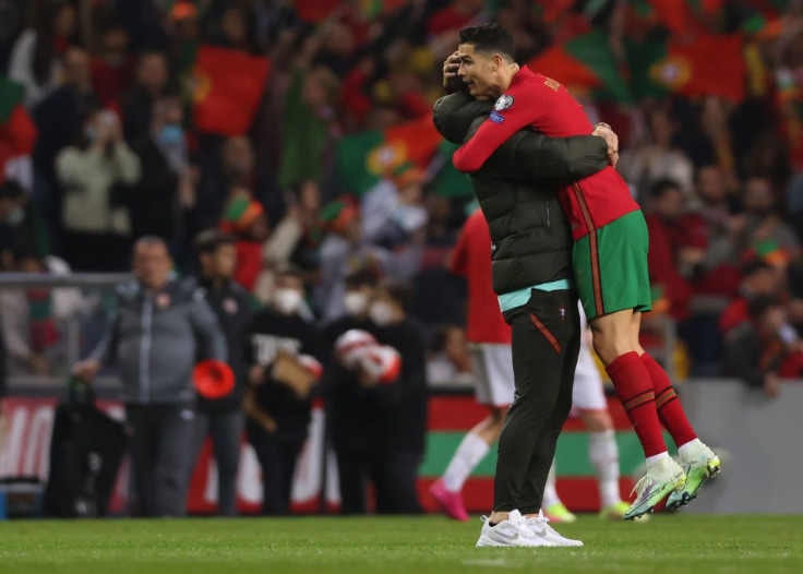 Diogo Dalot and Cristiano Ronaldo