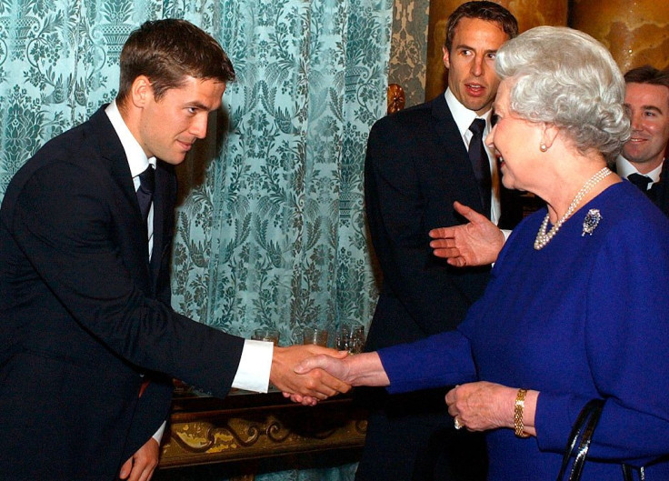 Queen Elizabeth and Michael Owen