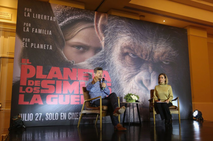 Actor Andy Serkis attends a press conference to promote his new film "War For The Planet Of The Apes"