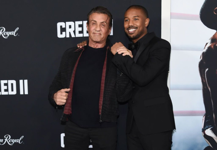 Sylvester Stallone and Michael B. Jordan