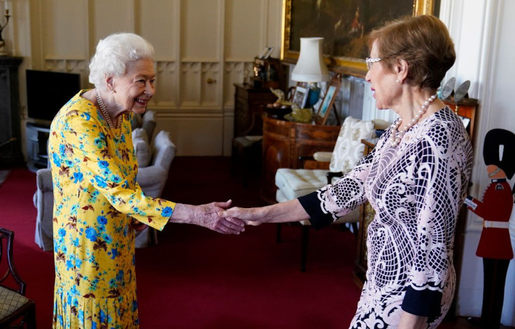 Queen Elizabeth II receives the Governor of New South Wales Margaret Beazley