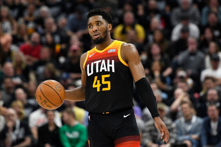 Donovan Mitchell #45 of the Utah Jazz