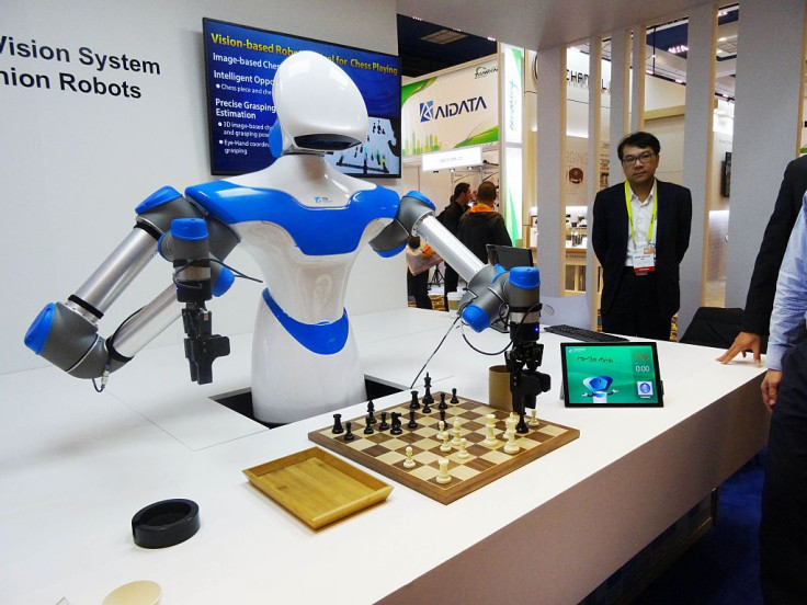 File picture of a chess robot