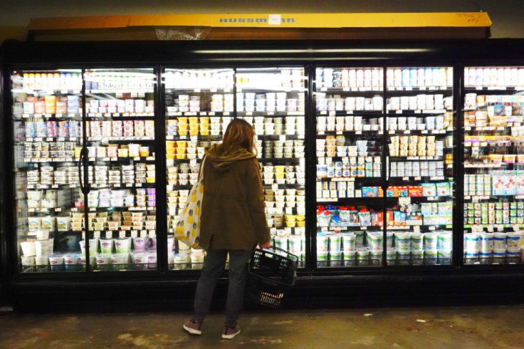 Shopper in a NY Supermarket