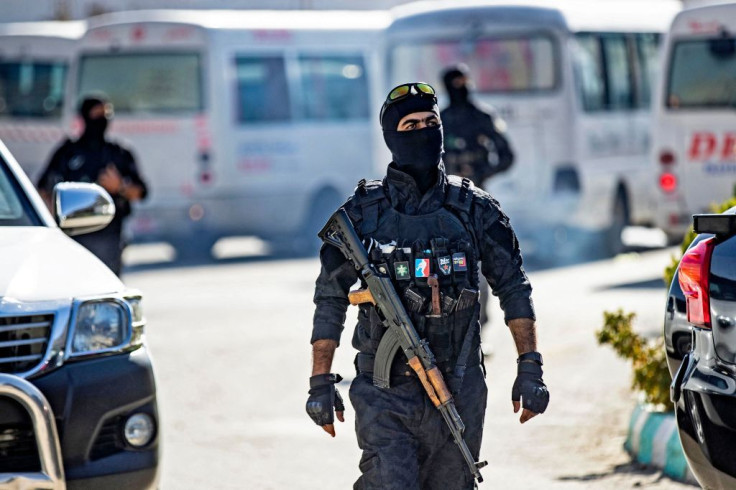 Members of Kurdish security forces 