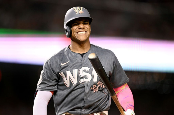Juan Soto #22 of the Washington Nationals