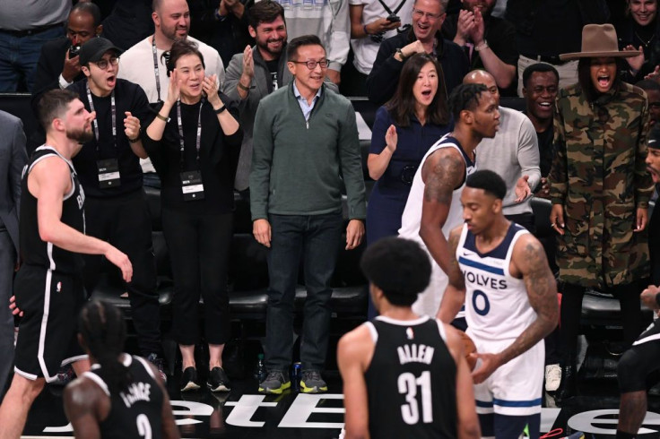 Joe Tsai of the Brooklyn Nets
