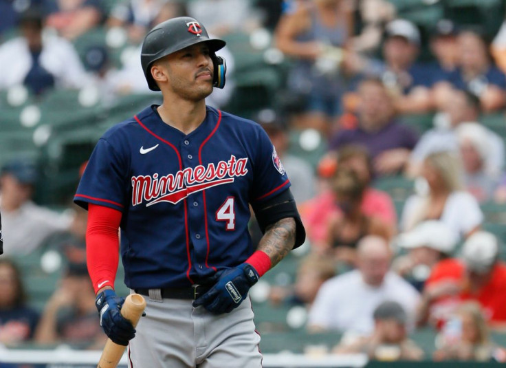 Carlos Correa #4 of the Minnesota Twins