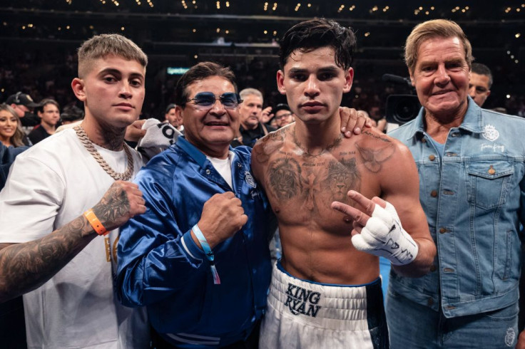 Sean Garcia, Henry Garcia, Ryan Garcia and Joe Goossen 