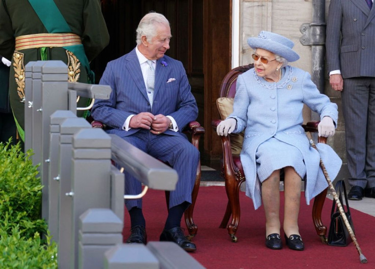Prince Charles and Queen Elizabeth 