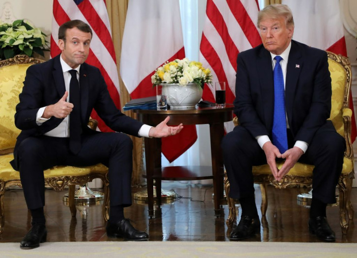 Emmanuel Macron and Donald Trump