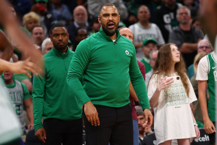 Head coach Ime Udoka of the Boston Celtics