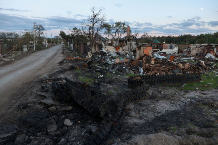 Destroyed Yackivka village, Kharkiv region 
