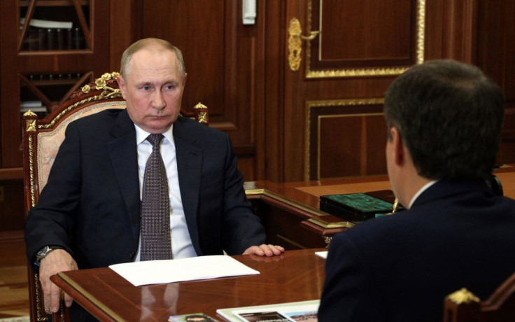Vladimir Putin and governor of Belgorod region