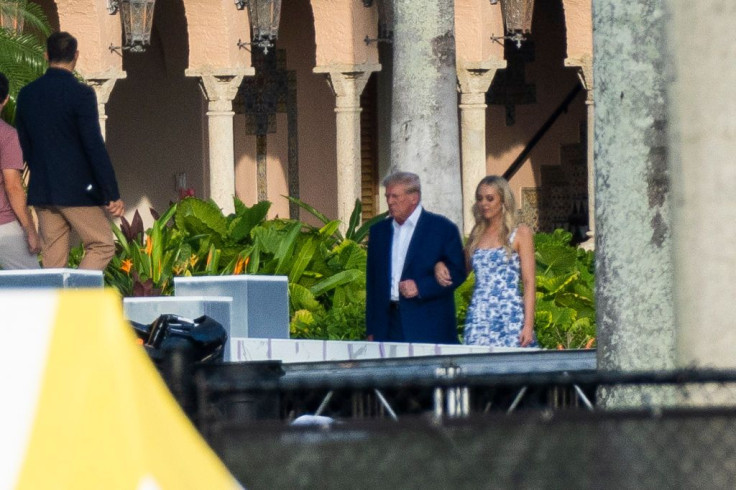 Tiffany Trump and Donald Trump 