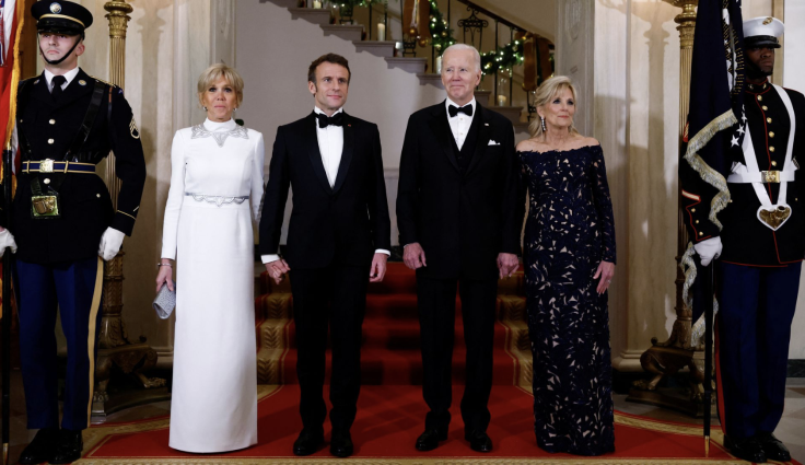 Joe Biden, Jill Biden, Emmanuel Macron, Brigitte Macron