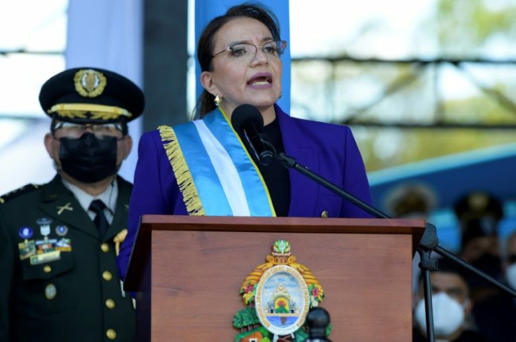 Honduran President Xiomara Castro