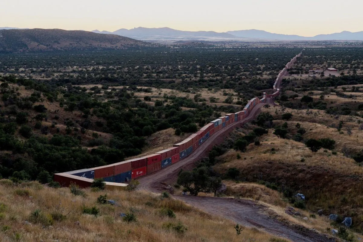 Arizona to Auction Containers Used for Former Governor Ducey's Makeshift Border Wall - Vimarsana News
