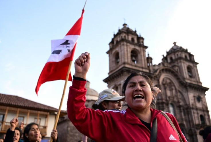 Protesters have taken to the streets in support of Peru's ousted president Pedro Castillo
