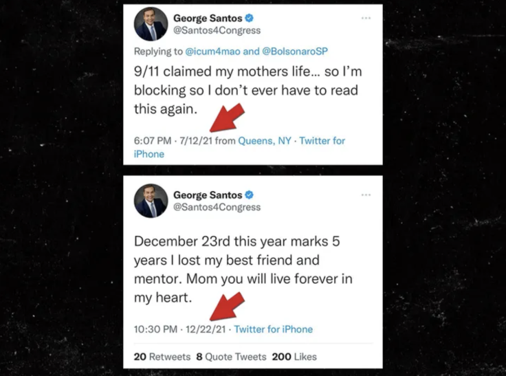 George Santos 9/11 tweet