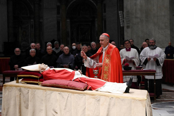 Body of former Pope Benedict is on public display at St. Peter's Basilica