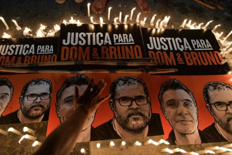 Brazilian Indigenous people protest for the demarcation of Indigenous land and over the murder of British journalist Dom Phillips and Brazilian Indigenous affairs specialist Bruno Pereira