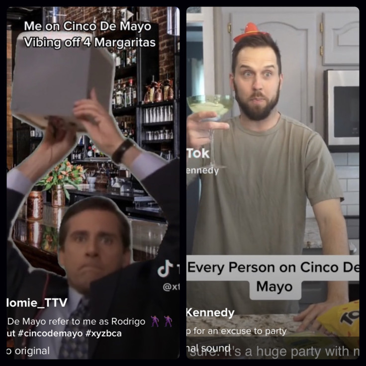 Tik Tok screenshots Cinco de Mayo