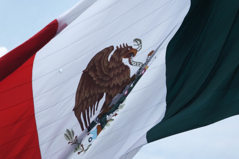 Mexican flag. 