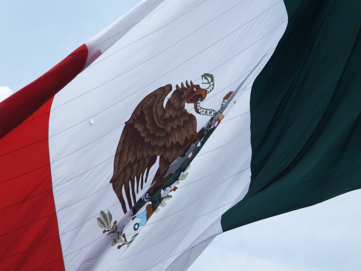 Mexican flag. 