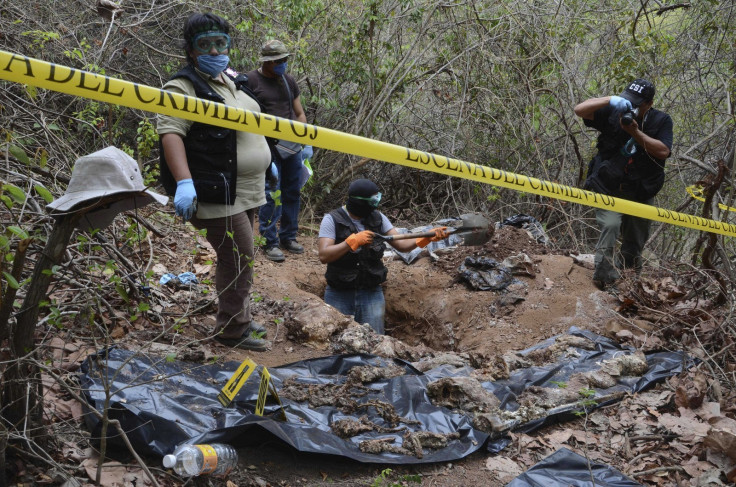 Grave site in Mexico