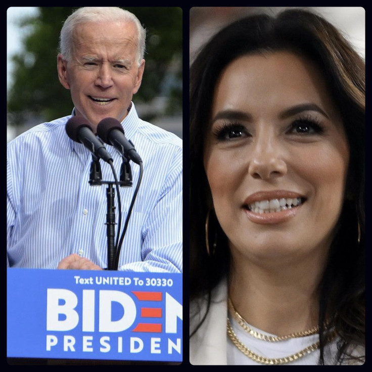 President Joe Biden and Eva Longoria 