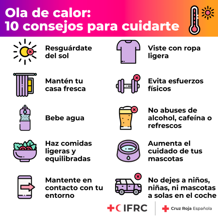 red cross recommendations