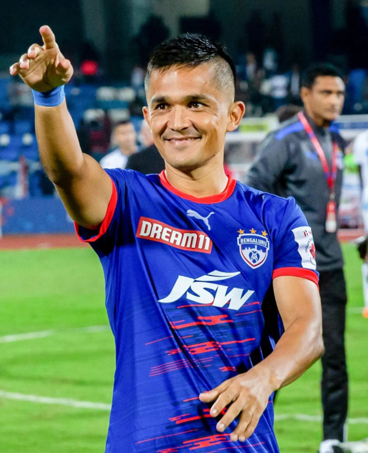 Indian footballer Sunil Chhetri